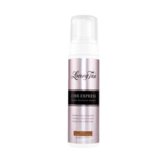 Loving Tan bottle front packaging showing product and size benefit