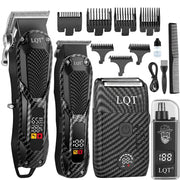 LQT clipper front view showing sleek metal body and professional look, boosting confidence