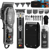 LQT front view of kit showing tools and case for organized grooming