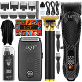 LQT full grooming kit front view showing tools and accessories for complete home cuts
