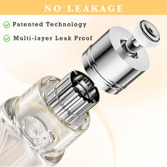 LTBL spray nozzle close-up showing nano-fine mist for efficient coverage