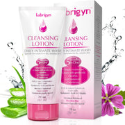 Lubrigyn front packaging showing bottle and label benefits