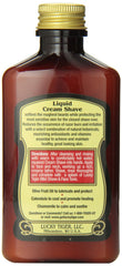 Lucky Tiger being poured into hand forming creamy lather, demonstrating smooth razor glide