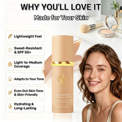 LUEXEEA texture close-up highlighting smooth blendability and hydration