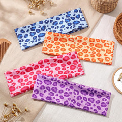 luinabio flat lay of all four cheetah patterns together, mix-and-match styling benefit