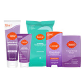 Lume starter pack front view showing Lavender Sage kit benefits