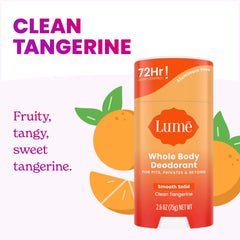 Lume stick texture and tip detail illustrating smooth application benefit