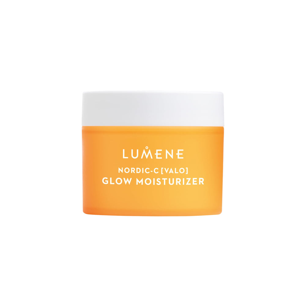 Lumene Nordic-C front packaging showing product and glow benefit