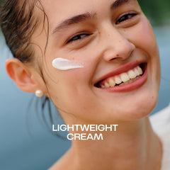 Lumene birch sap ingredient bottle beside product, natural hydration boost