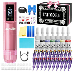 LumenTip JT91 pen front view showing ergonomic grip for steady strokes