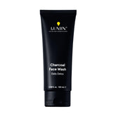 Lumin charcoal face wash front packaging shows clean design and benefits
