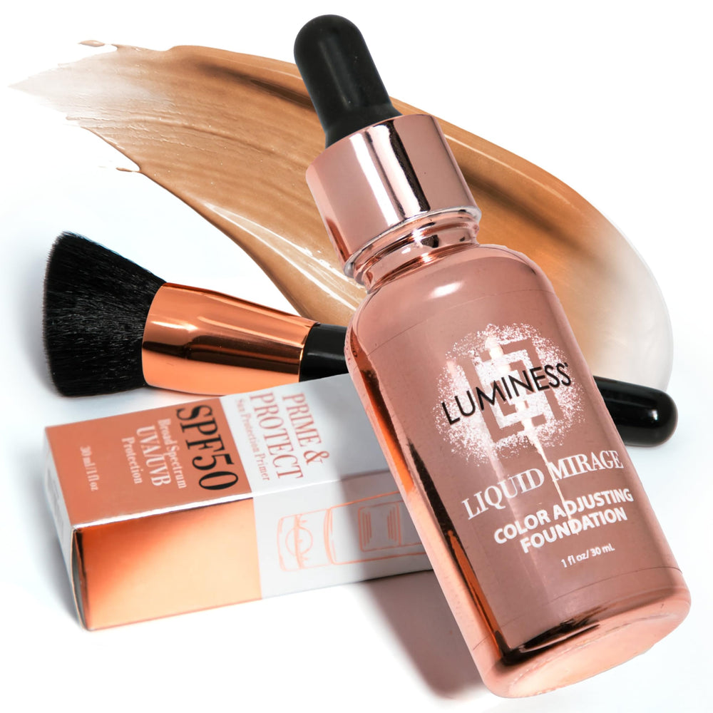 LUMINESS front packaging showing kit benefits and instant color match