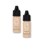 LUMINESS front bottle view showing compact airbrush foundation and travel-friendly design