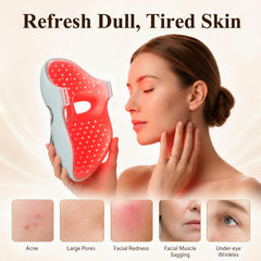 Lunacyo mask worn by user demonstrating comfortable cordless use