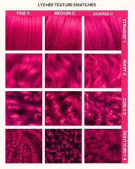 Application brush depositing Lunar Tides Lychee on hair for even coverage
