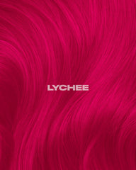 Close-up poured texture of Lunar Tides Lychee demonstrating creamy conditioning formula