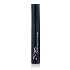 Lune+Aster mascara swatch on skin showing smooth tubular texture and even coverage