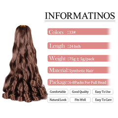 Luoyudu close-up of curly synthetic fiber highlighting soft, natural texture