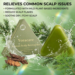 lussara lathering bar in hands for easy, gentle cleansing