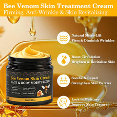Lustrchron cream texture close-up highlighting smooth non-greasy finish for quick absorption