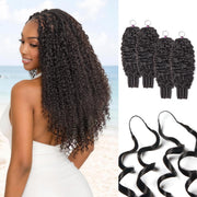 LUVME front packaging showing 18-inch Burmese Curly crochet hair