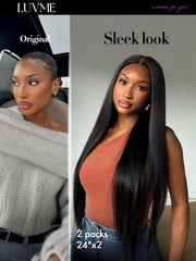 LUVME length comparison on hanger illustrating available inches for custom volume