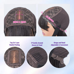LUVME texture close-up of human hair revealing softness and tangle resistance