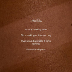 Lux Unfiltered creamy texture close-up showing smooth blendability and hydrating finish benefit