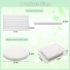 Luxiv compressed tablet close-up highlighting compact storage benefit