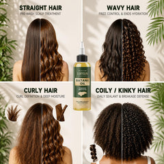 LUXYSUN precision tip applying oil to hairline for targeted care