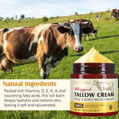 Lxitian smooth tallow cream texture close-up for rich absorption benefit