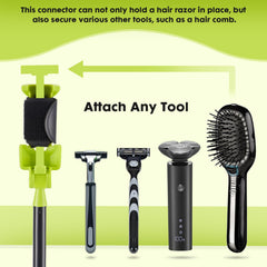 LYIGEOL fully extended handle showing increased reach for easier self-care
