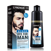 lymznus front packaging of beard shampoo shows size and purpose, easy identification and quick use