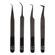 M brand tweezers front packaging showing professional kit and neat storage benefit