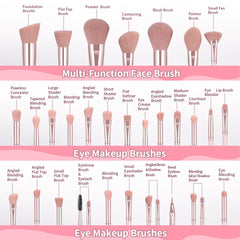 MAANGE synthetic bristle texture close detail for smooth blending performance