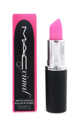 MAC Candy Yum Yum front tube showing bold pink shade and sleek packaging for easy use