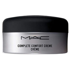 MAC Complete Comfort Crème front jar showing size and smooth texture benefit