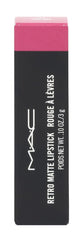 MAC arm swatch of Flat Out Fabulous showing true fuchsia color payoff and coverage