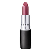 MAC Frost Plum Dandy front bullet showing color and sheen benefit