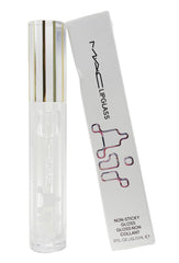 MAC Lipglass Air front tube showing clear gloss and compact packaging for travel