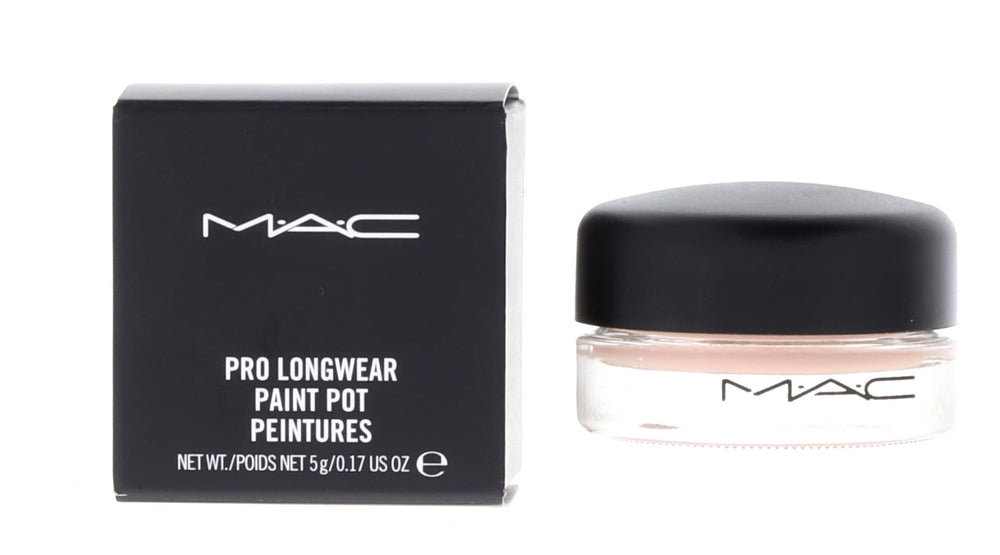 MAC Paint Pot Painterly front jar showing label and packaging benefit: easy application