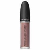MAC front tube showing shade label and compact packaging benefit: clear shade identification