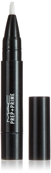 MAC Prep + Prime front pen showing sleek packaging and quick application benefit