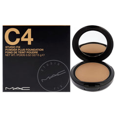 MAC compact front view showing product and packaging benefits