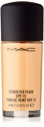 MAC Studio Fix Fluid front packaging showing shade NC25 and volume