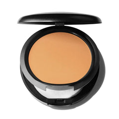 MAC Studio Fix front compact showing shade and smooth matte finish benefits