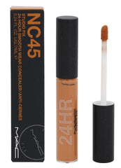 MAC front packaging showing shade NC45 and clean branding for easy selection