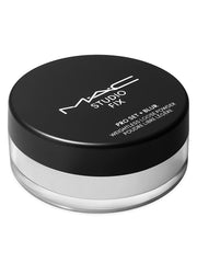 MAC front packaging of Studio Fix Pro Set Plus Blur Weightless Loose Powder shows compact travel-ready design