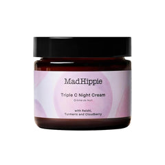 Mad Hippie Triple C night cream jar front showing product and hydration benefit