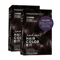 Madison Reed front packaging of 3.5NNN two-pack showing product benefits and shade